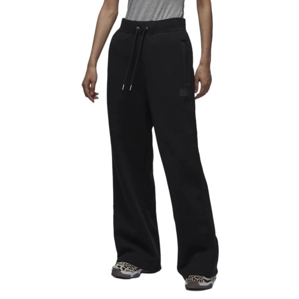 Black Jordan Flight Sweatpants‎ Loose Fit FD7224-010 Size M